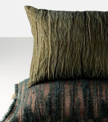 Paesaggio cotton-blend cushion | The House of Lyria
