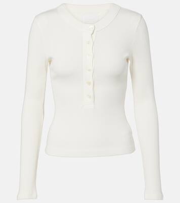 Varra ribbed-knit Henley shirt | Citizens of Humanity