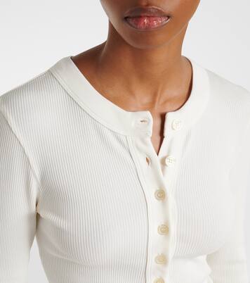 Varra ribbed-knit Henley shirt | Citizens of Humanity