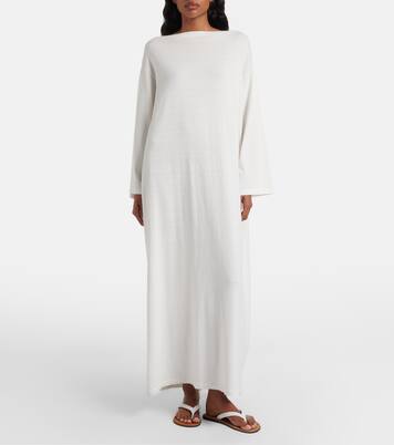 Odet cotton and silk jersey maxi dress | The Row