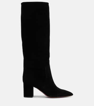 Anja suede knee-high boots | Paris Texas