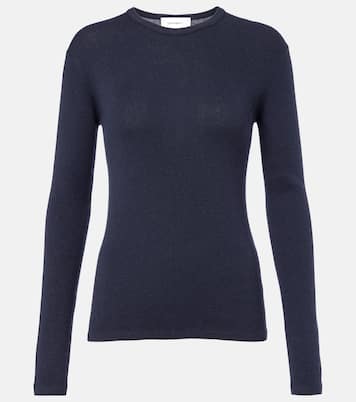 Vivian cotton and cashmere sweater | Lisa Yang
