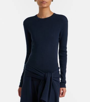 Vivian cotton and cashmere sweater | Lisa Yang