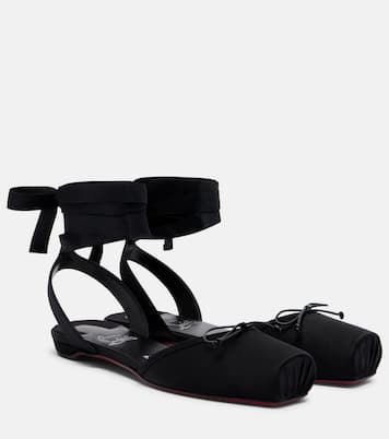 Cassia satin flats | Christian Louboutin