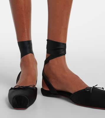 Cassia satin flats | Christian Louboutin