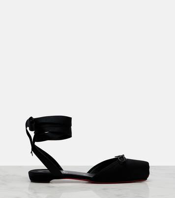 Cassia satin flats | Christian Louboutin