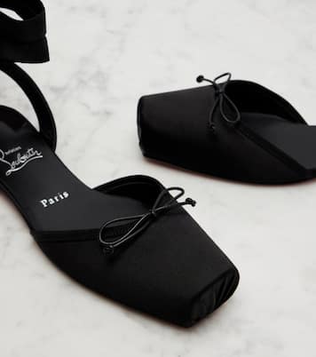 Cassia satin flats | Christian Louboutin