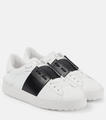 Valentino Garavani Open leather sneakers | Valentino Garavani