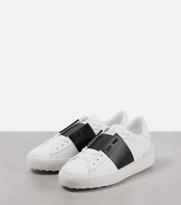 Valentino Garavani Open leather sneakers | Valentino Garavani