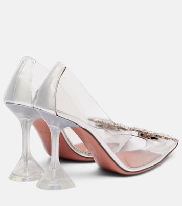 Escarpins Begum en PVC à ornements | Amina Muaddi