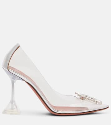 Escarpins Begum en PVC à ornements | Amina Muaddi