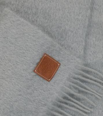 Mohair and wool scarf | Loewe