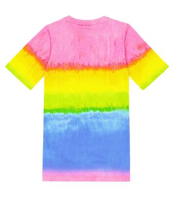 Fringed cotton T-shirt dress | Stella McCartney Kids