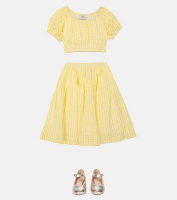 Alma checked seersucker skirt | Paade Mode