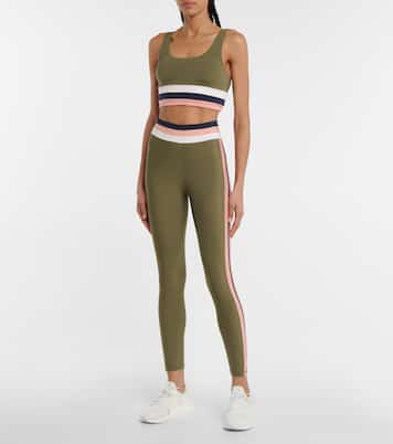 Gestreifte High-Rise Leggings Papillon | The Upside