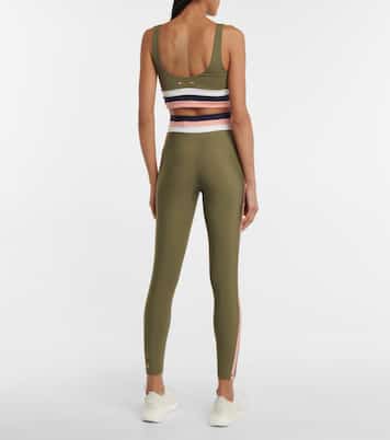 Gestreifte High-Rise Leggings Papillon | The Upside