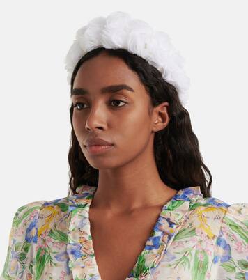 Diadema de novia Constance de tul | Maison Michel