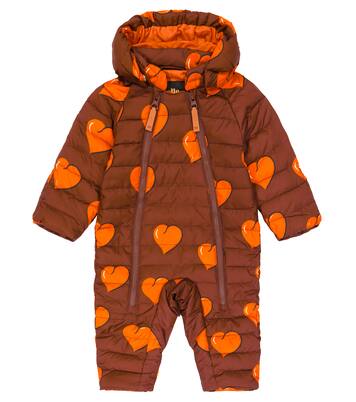 Baby Hearts printed snowsuit | Mini Rodini