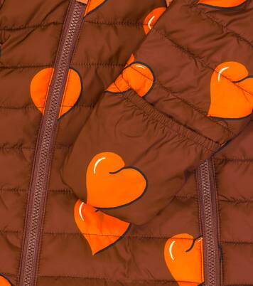 Baby Hearts printed snowsuit | Mini Rodini