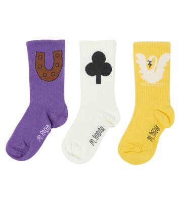 Set of 3 cotton-blend socks | Mini Rodini