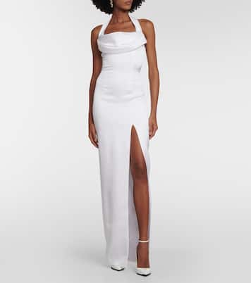 Robe aus Satin | Rasario