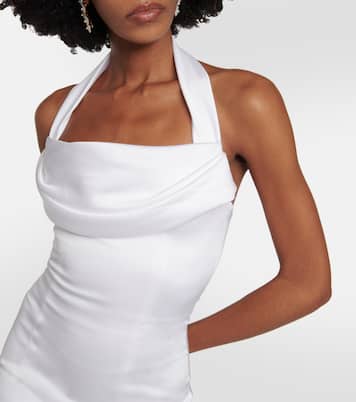 Robe aus Satin | Rasario