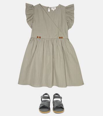 Calis ruffle-trimmed cotton dress | Donsje