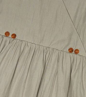 Calis ruffle-trimmed cotton dress | Donsje