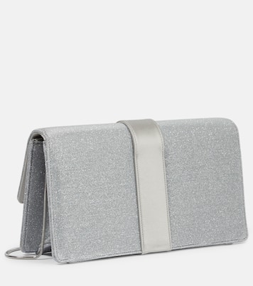Capri Glitter embellished clutch | Manolo Blahnik