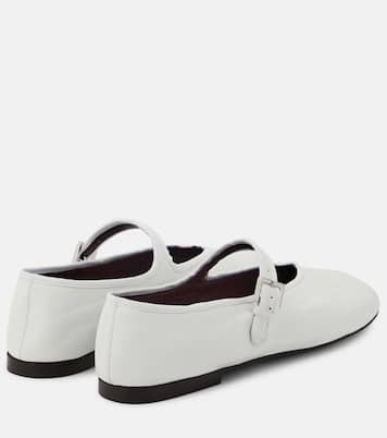 Leather Mary Jane ballet flats | The Row