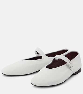 Leather Mary Jane ballet flats | The Row
