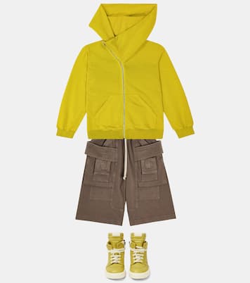 Sweat-shirt à capuche Mountain en coton | Rick Owens Kids