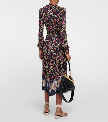 Printed jersey wrap dress | Etro