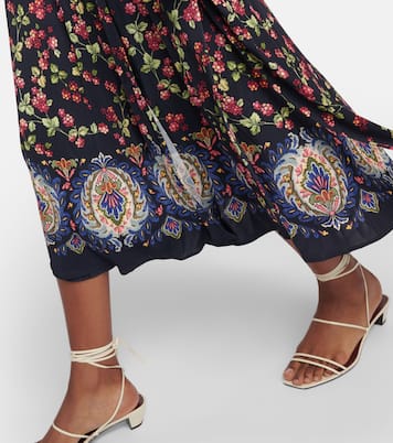 Printed jersey wrap dress | Etro