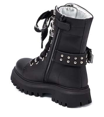 Bottines en cuir à ornements | Monnalisa