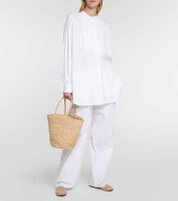 Tote Emilie Small aus Raffiabast | The Row