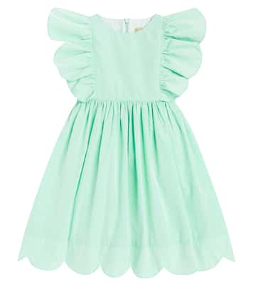 Ruffled taffeta dress | Stella McCartney Kids
