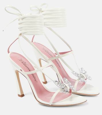 Sandalen Butterfly 105 aus Leder | Blumarine