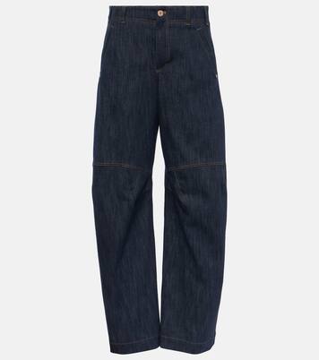 Jean ample à taille haute | Brunello Cucinelli