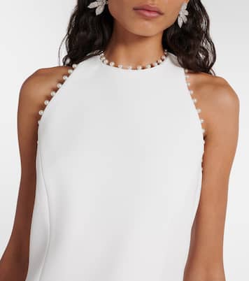 Bridal Verziertes Minikleid Therese aus Crêpe | Rebecca Vallance