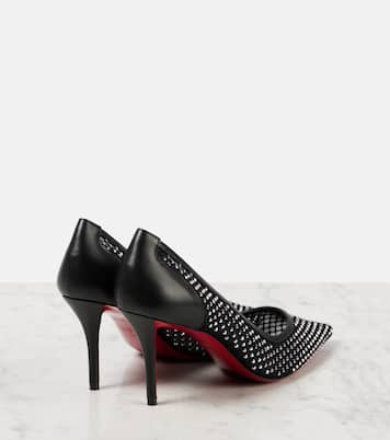 Verzierte Pumps Apostropha 80 aus Mesh | Christian Louboutin