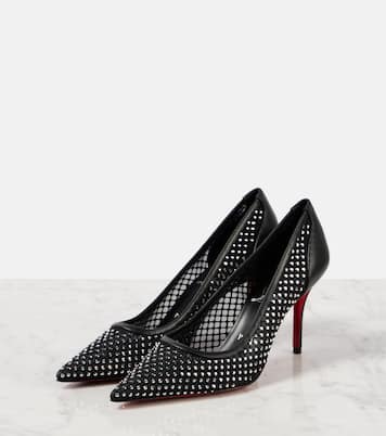 Verzierte Pumps Apostropha 80 aus Mesh | Christian Louboutin