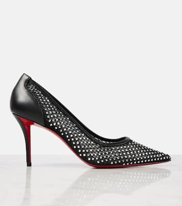 Verzierte Pumps Apostropha 80 aus Mesh | Christian Louboutin