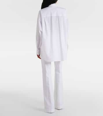 Besticktes Hemd aus Baumwollpopeline | Dolce&Gabbana