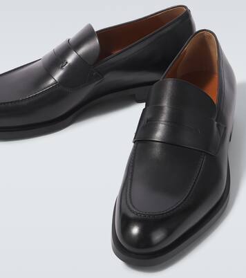 Leather penny loafers | Zegna