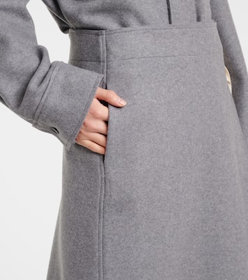 Wickelrock aus einem Wollgemisch | Jil Sander