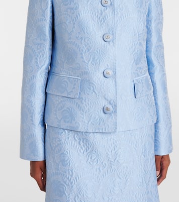 Cotton and silk-blend jacquard jacket | Dolce&Gabbana