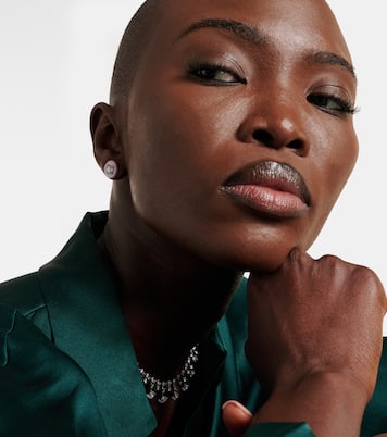 Boucles d'oreilles en or blanc 18 ct et diamants | Kamyen