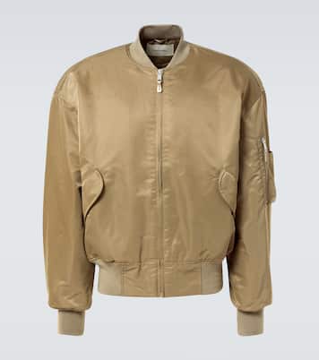 Broad smocked bomber jacket | Entire Studios