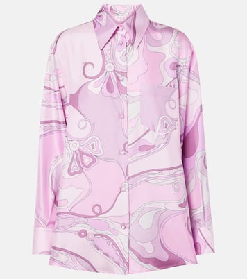 Camicia Orchidee in twill di seta | Pucci